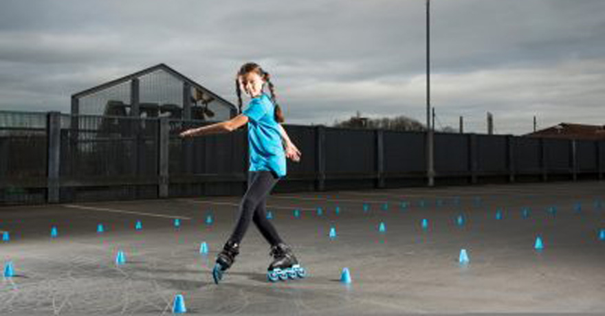 You are currently viewing Alice Lean, 11, on the thrill of freestyle skating.